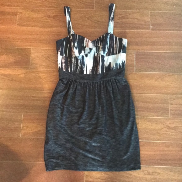 Watercolor bustier dress BCBGeneration
